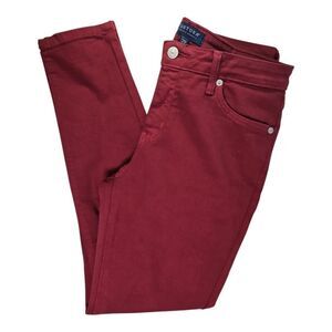 JustUSA Maroon Red Skinny Stretch JeansSize 29